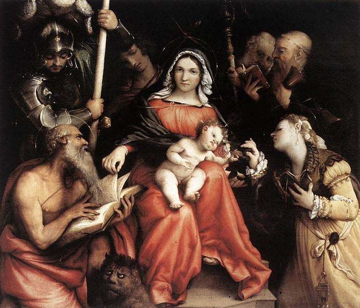 Lorenzo Lotto Mystic Marriage of St Catherine